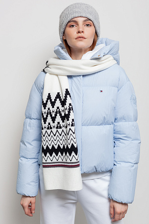 Шарф женский TOMMY HILFIGER ICONS FAIR ISLE SCARF AW0AW11049 