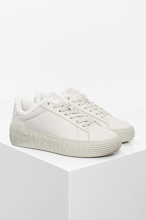 Женские кеды TOMMY JEANS NEW CUPSOLE LEAT WL EN0EN02274
