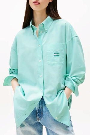Рубашка женская TOMMY JEANS TJW OVS BADGE OXFORD SHIRT EXT DW0DW20988 