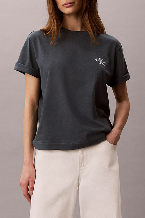 Футболка женская CALVIN KLEIN SS BOXY LEFT CHEST MONOLOGO TEE LV047G826G 