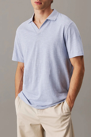 Футболка поло мужская CALVIN KLEIN LINO COTTON CUBAN C K10K114136 