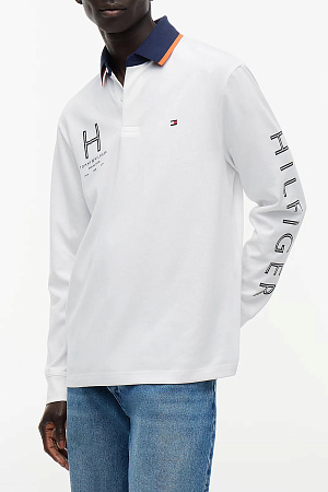 Футболка поло мужская TOMMY HILFIGER ATHLEISURE LS CLASSIC FIT POLO MW0MW43297 