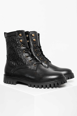 Женские ботинки TOMMY HILFIGER TH MONOGRAM LACE UP BOOT FW0FW05994 