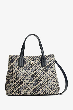 Сумка женская TOMMY HILFIGER TH JACQUARD SATCHEL AW0AW17444 