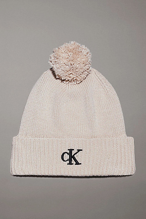 Шапка женская CALVIN KLEIN SEASONAL POM POM BEANIE K60K612653 