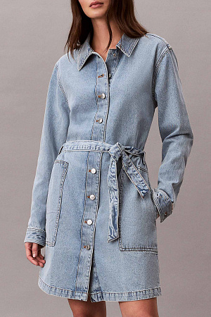 Платье женское CALVIN KLEIN BELTED DENIM MINI DR LV047F671G 