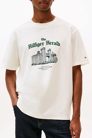 Футболка мужская TOMMY HILFIGER HERALD SKYLINE GRAPHIC TEE MW0MW40920 