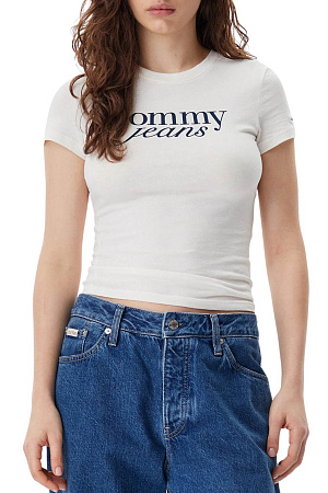 Футболка женская TOMMY JEANS TJW SLIM ESSENTIAL L DW0DW19447 