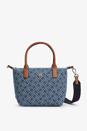 Сумка женская TOMMY HILFIGER POPETTE MINI TOTE DENIM FLAG AW0AW18612 