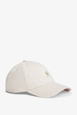Кепка женская TOMMY HILFIGER TH MONOGRAM JACQ CAP AW0AW18331 