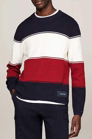 Свитер мужской TOMMY HILFIGER MILANO COLOURBLOCK CREW NECK MW0MW35651 