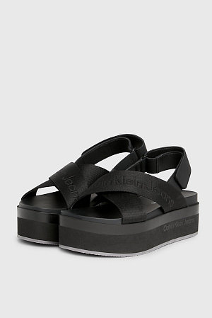 Женские сандалии CALVIN KLEIN FLATFORM SANDAL SLING IN MR YW0YW01362 