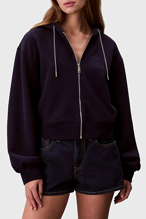 Толстовка женская CALVIN KLEIN LS RLXD INTRLCK CROP LV047F236G 