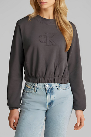 Толстовка женская CALVIN KLEIN CK APPLIQUE CREWNECK J20J225363 