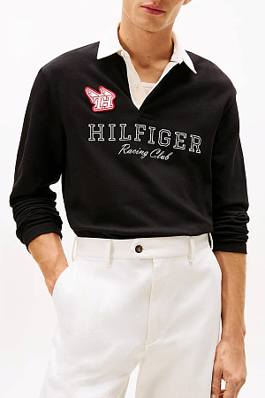 Футболка поло мужская TOMMY HILFIGER LS ATHLEISURE RUGBY POLO MW0MW42615 