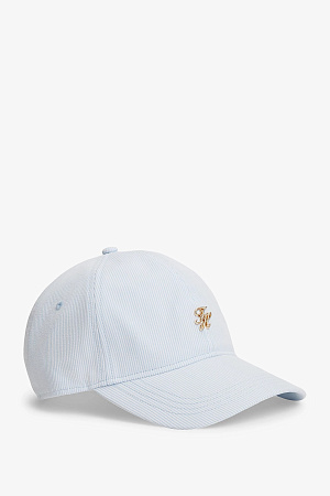 Кепка женская TOMMY HILFIGER TH SCRIPT STRIPED CAP AW0AW18328 