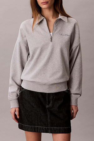 Толстовка женская CALVIN KLEIN LS FRENCH TERRY GRAPHIC QZ SWEAT LV047E824G 