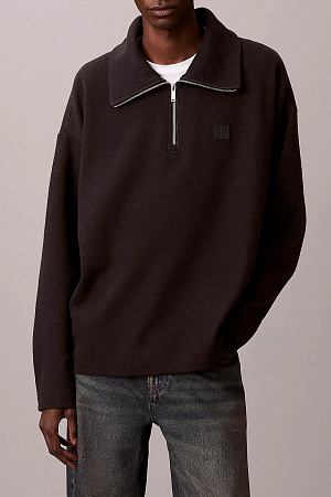 Толстовка мужская CALVIN KLEIN LS BRUSHED RIB QTR ZIP PULLOVER LV04LE221G 