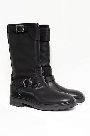 Женские ботинки CALVIN KLEIN CLEAT BIKER BOOT MID HW0HW00598 