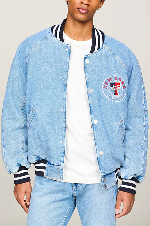 Куртка мужская TOMMY JEANS LETTERMAN DENIM JKT EXT CH7011 DM0DM19359 