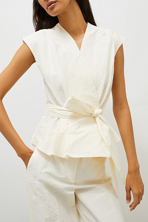 Блуза женская MARELLA BRONZO TOP-WOVEN WAISTCOAT 2513161072 
