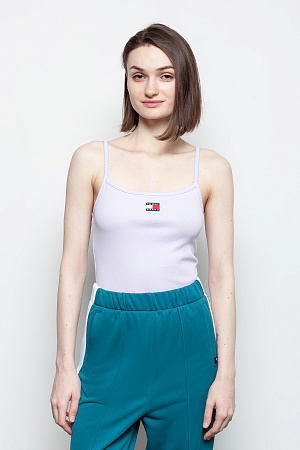 Топ женский TOMMY JEANS TJW BADGE RIB STRAP TOP DW0DW17904 