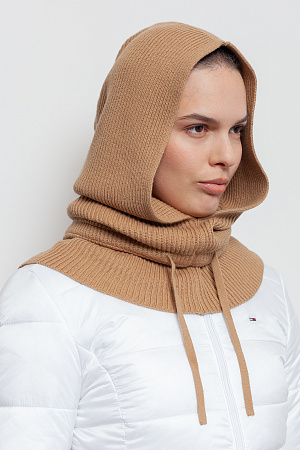 Шарф женский TOMMY HILFIGER ESSENTIAL KNIT HOODED SNOOD AW0AW10718 