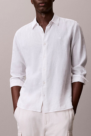 Рубашка мужская CALVIN KLEIN LS SOLID LINEN CLASSIC SHIRT LV04LE125G 