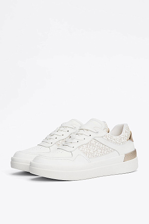 Женские кеды TOMMY HILFIGER LUX COURT SNEAKER MONOGRAM FW0FW08381 