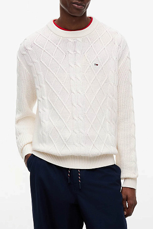 Свитер мужской TOMMY JEANS TJM REG CABLE KNIT S DM0DM23405 