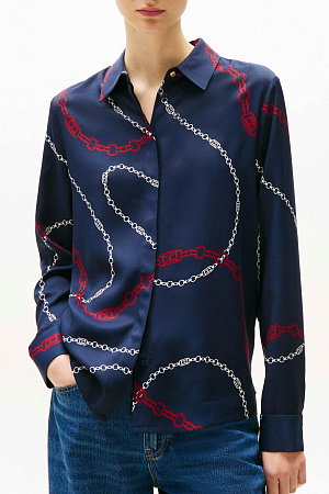 Блуза женская TOMMY HILFIGER SOFT VISCOSE REGULAR LS SHIRT WW0WW44045 