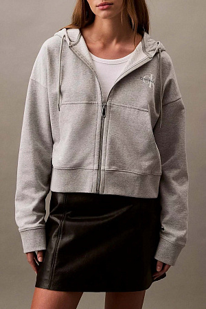 Толстовка женская CALVIN KLEIN MONOLOGO FRENCH TERRY FZ BF HOOD LV047B270G 