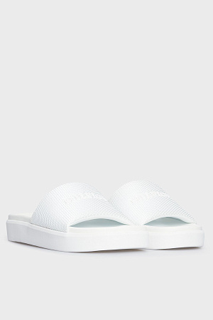 Женские пантолеты TOMMY HILFIGER PLATFORM MESH POOL SLIDE FW0FW07828 