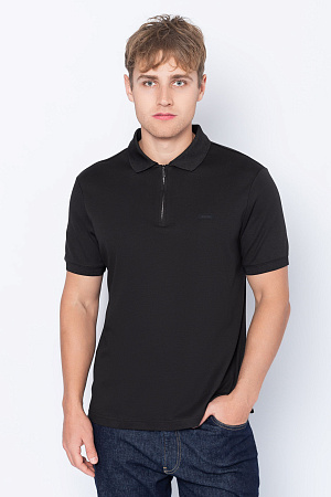 Футболка поло мужская CALVIN KLEIN SMOOTH COTTON WELT ZIP POLO K10K112754 