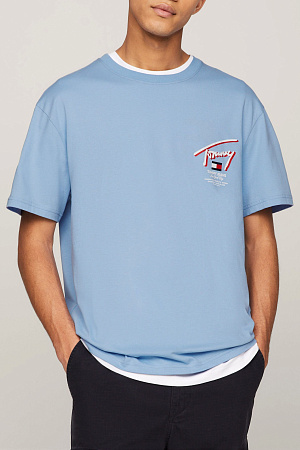 Футболка мужская TOMMY JEANS TJM REG 3D STREET SIGNTR TEE EXT DM0DM18574 