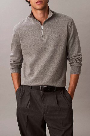 Свитер мужской CALVIN KLEIN LS SUPIMA QZ SWEATER 12GG LV040BM356 