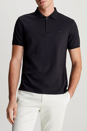 Футболка поло мужская CALVIN KLEIN SMOOTH COTTON WELT ZIP POLO K10K112754 