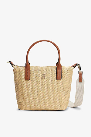 Сумка женская TOMMY HILFIGER POPETTE MINI TOTE RAFFIA AW0AW18523 