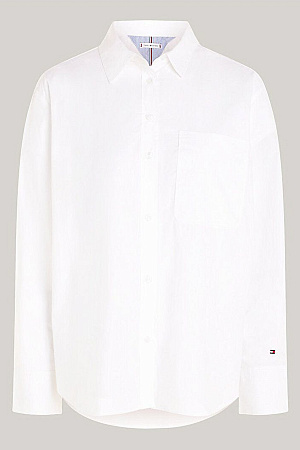 Рубашка женская TOMMY HILFIGER ESSENTIAL COTTON EASY FIT SHIRT WW0WW41410 