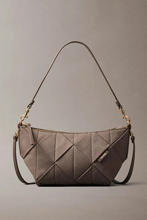 Сумка женская CALVIN KLEIN WOVEN SUEDED SHOULDER BAG LV04F3694G 