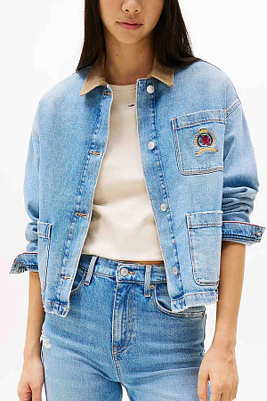 Куртка женская TOMMY JEANS CHORE JACKET CREST B DW0DW20568 