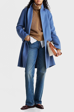 Пальто женское TOMMY HILFIGER REG DF WOOL BELTED COAT WW0WW43603 