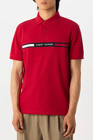 Футболка поло мужская TOMMY HILFIGER HILFIGER CHEST INSER MW0MW38130 