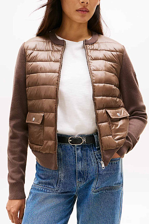 Кардиган женский TOMMY HILFIGER UL PADDED REG KNIT MIX JACKET WW0WW46741 