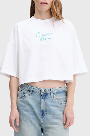 Футболка женская CALVIN KLEIN CROPPED BOXY CHAIN S LV047C202G 