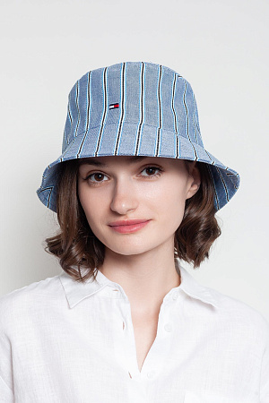 Панама женская TOMMY HILFIGER ESSENTIAL FLAG BUCKET HAT AW0AW16051 
