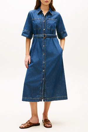Платье женское TOMMY HILFIGER DNM LOR FIT & FLARE WW0WW50622 