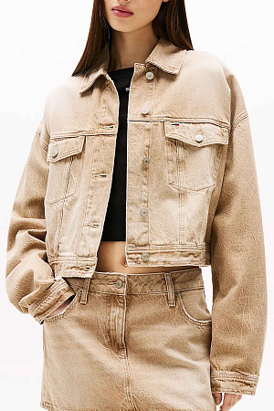 Куртка женская TOMMY JEANS OVSZ CROP TRUCKER JA DW0DW20118 