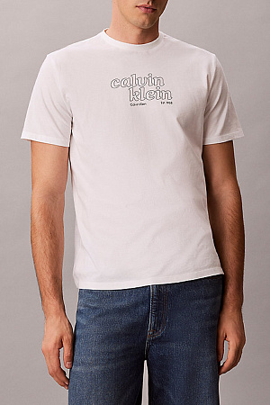 Футболка мужская SS 30S EU CALVIN KLEIN TRVL GRAP LV04RG807G