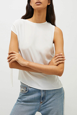 Блуза женская MARELLA OIDIO TOP-WOVEN WAISTCOAT 2513161152 